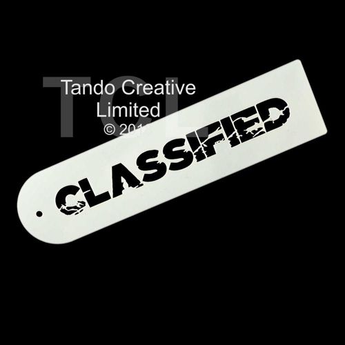 260mm x 65mm Stencils - Tando Creative Ltd